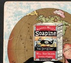 Very Rare - Soapine Soap Arctic Whale Earth Globe Book Cover Old Trade Card J us