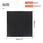 Black Abs Plastic Sheet 8 X 8 X 0 02 Inch For Diy Crafts Pack Of 2 Pcs