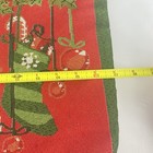 Christmas Canvas Tote Rope Handles 16    X 17    Multi-colored Stockings Holiday