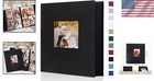 Large Capacity 400 Vertical Photo Album In Black Linen - Preserve Your Memories
