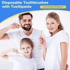 Disposable Toothbrushes With Toothpaste  Bulk Kit For Homeless  Hotel  Tourist