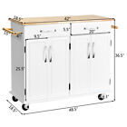 Utility Trolley Island Cart Home  Kitchen Rolling Storage Cart Kitchen Cabinet