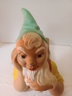 Vintage Gnome Hand Painted Ceramic Garden 1966 Fairy Elf Forest Dwarf Fabulous