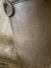 Antique Vintage Rustic Decor 20 5  Metal Milk Can With Lid