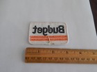 Vintage Budget Car Truck Rental Patch 3 x 2 