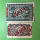 L  k  Central Am  rica Banknotes  5    10 Pesos 1896 Espa  ol