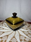 Lidded Candy Dish   Catch All Mcm  4 X 4 X 4 5 Tall Vintage Acrylic Lucite  Vtg