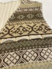 Vintage 90s Knitted Vest Boho Hippie Vest Sweater Aztec Pattern Folk Art Large