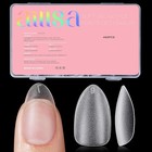 Extra Short Square Nail Tips Full Cover Clear Nail Tips Matte No