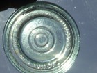 Rare Mason s Improved Pat d May 10  1870 Blue Glass Midget Canning Jar Insert