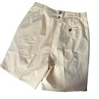 Jamie Sadock High Rise Womens Golf Shorts Size 8 Yellow Pleated Preppy Outdoor