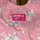 Vintage Oshkosh Bgosh Pink Bunny Print Overalls Made In Usa 18m Vestbak Denim