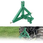 3 Point Trailer Hitch Receiver For Cat 1 Tractor W 2  Receiver 3 Ball   Hook bx