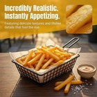 36 Pack Fake French Fries Decoration  Realistic Artificial Fast Food Prop