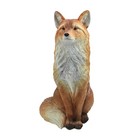 Hi-line Seated Fox Sculpture
