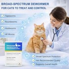 Broad Spectrum Dewormer For Cats And Kittens For Tapeworms  Roundworms   Hook   