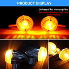 2pcs Amber Turn Signals Lights For Kawasaki Vn Vulcan Classic Nomad Drifter 1500