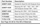 Pto gear   Clutch Plates  329678x Oem Chelsea Parker  i Try To Ship Same Day    