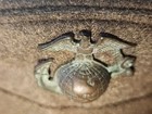 1924 Horstmann Usmc Marine Corps Green Hat With Early Ega Named