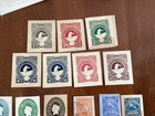 Icollectzone Nicaragua Super Cut Square Collection Mostly Mint Stunning  c500-90