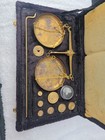 Vintage Brass Apothecary Or Jeweler s Travel Scale