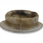 Vintage White Glass Lightning Rod Ball Globe Rural Farm Decor Collectible