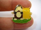 Vintage Collectible Pin  Dog   Cat Friends Design Very Cute