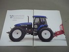  New Holland Tv140 Bi-directional 105 Pto Hp  Tractors  Tri-fold Sales Brochure 