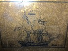 Rare Antique Batten Down The Hatches Shut The Box Maritime Sailors Game