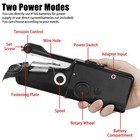 Diy Mini Sewing Machine Electric Stitch Portable Hand Cordless Travel Household