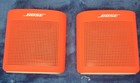 2 Bose Soundlink Color Ii Portable Speaker Coral Red Tested Working Aux  Inputs