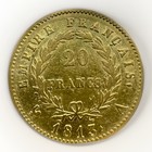 1813-a France 20 Francs Gold Coin Napoleon Bonaparte Icg Xf Ef 45  1867 Agw