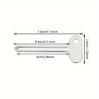 Stainless Steel Toothpaste Squeezer Metal Tube Roller Key Paint Cream