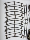 Vtg Marx Tin O Gauge Key Wind Up 1950s Mechanical Train   Tracks Cars Lot