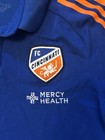 Adidas- Fc Cincinnati Fcc Mls Soccer Men   s Blue Large Mercy Health Polo Shirt