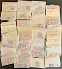 Worldwide British Colonies 3000  Stamps In Glassines Heavy Russia   Spain 1474