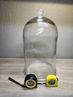 Cloche Bell Jar Dome Cover Removable Top Stopper Lid Large 15  X 9  Clear Glass 