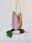 Leaded Stained Glass Hummingbird Multicolored Multidimensional 4   x 3 5   x 1 2   