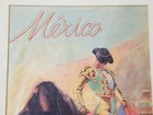 Mexico Direccion General De Turismo Framed Advertising Poster Signed