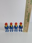 Vintage 1974 Playmobil Firefighter Lot Geobra Figures Accessories Fire Men