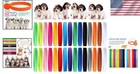 45-piece Puppy Whelping Collars - Soft Adjustable Bands