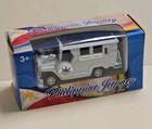 Philippines Vigan Ilocos Souvenir Toy 3  White Jeepney Pull Back Die-cast Metal