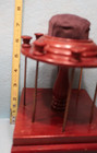 Antique Wooden Sewing Box tread Spool Stand  Made In Michigan  Carl Forslund