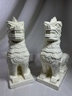 Vtg Arners Chinese Food Dogs Pair Mold 1965 Decor Statue 11  Tall Home
