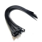 100 Cable Zip Ties Cable Ties Heavy Duty Nylon Cord Black Test Uv Resistant