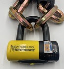 Kryptonite New York Fahgettaboudit Chain W  Disc Lock 1415 5    X 14mm   no Keys  