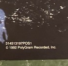 1992 Santana Milagro Promotional Poster - Polygram - Never Hung