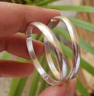  Big Toe Ring  2 Pcs  Adjustable Hallux Foot Thumb  Band 925 Sterling Silver 