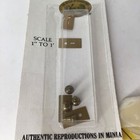 Xacto House Of Miniatures Dollhouse Brass Door Knobs handles   Keyhole Plates