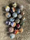 Lot Of 20 Jabo Run Marbles Beautiful Assortment Approximately  75   